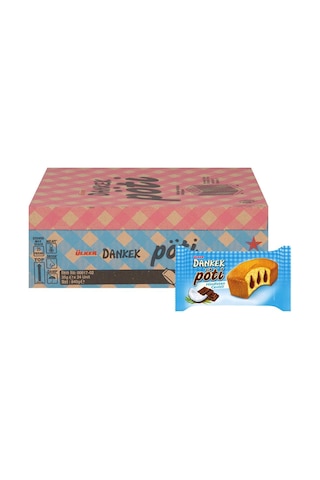 Ülker Dankek Pöti Hindistan Cevizli Kek 24 x 35 G