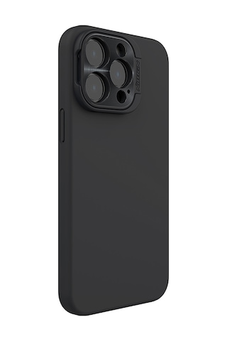 Nillkin Apple Uyumlu iPhone 14 Pro Max Stand Özellikli Lens Koruyuculu Lansman Kılıf Siyah