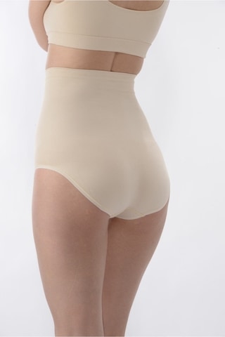 Normbody Beyaz Slip Korse Külot Yüksek Bel Beyaz