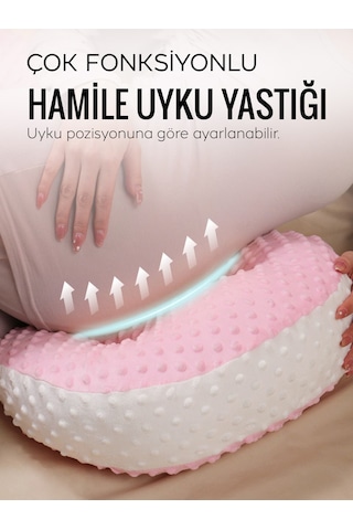 Ortopedik Hamile Uyku Ve Destek Yastığı - Çok Fonksiyonlu Ayarlanabilir Anne Bebek Emzirme Yastığı