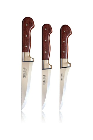 Lazoğlu Sürmene Trabzon 6'lı Mutfak Bıçak  Seti 6'lı Set