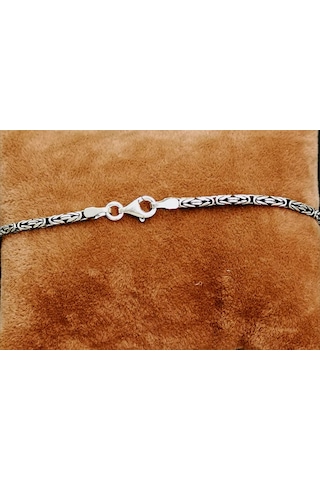 Omar Silver Kral Kare 4Mm Bileklik 20/21Cm 18,30Gr