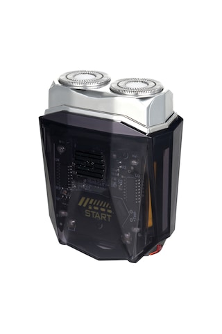 Yaozixa Mini Elektrikli Tıraş Makinesi Erkek Şarj Edilebilir Tıraş Makinesi Seyahat Taşınabilir Tıraş Makinesi Akıllı Pil Işık E