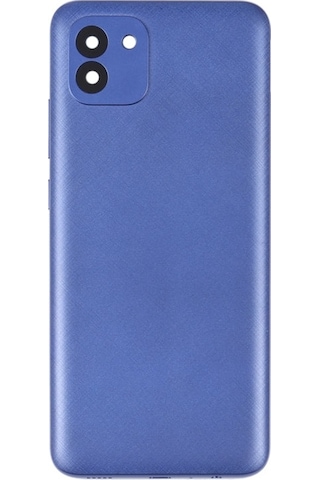 Samsung Galaxy Uyumlu A03 Arka Pil Batarya Kapağı Sm-a035f - Mavi