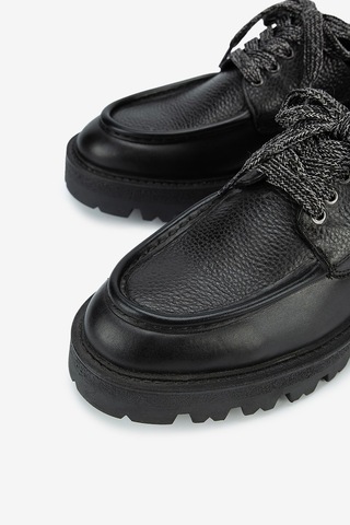 Lofer Erkek Deri Kalın Tabanlı Püsküllü Klasik Loafer Siyah