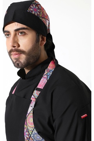 Kuyruklu Bone Siyah Çini Siyah Çini