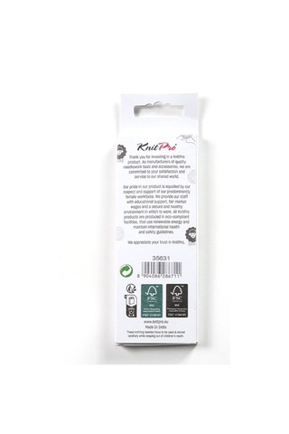 Knitpro Zing Değiştirilebilir Misinalı Şiş Seti 13 Cm Basix Beech Normal I.chng Ndl -3.00mm 35631