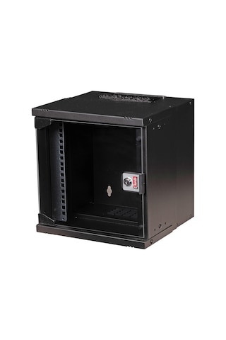 Lande Pandora Soho 6u 300x300 10 Duvar Tipi Rack Kabinet Siyah Cam Kapaklı
