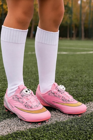 Mini Bonito Üniseks Yeni Nesil Mekanizmalı Futbol Kramponu Pembe