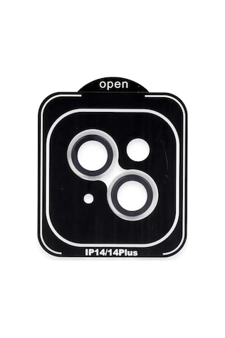 iPhone Uyumlu 14 Pvd Metal Kamera Lens - Gümüş