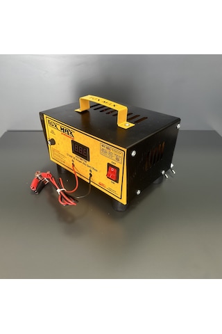 TGX Max Profesyonel 12 Volt 25 Amper Akü Şarj Cihazı Bakır Sargı