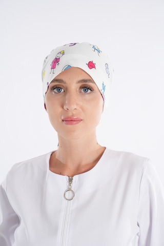 Yarabandı Desenli Tesettür Doktor Hemşire Hastane Cerrahi Bone