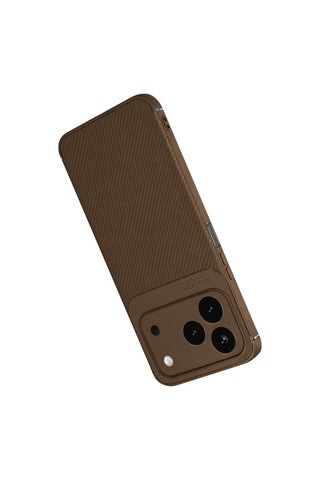 Tecno Spark 50 4g Auto Focus Karbon Kapak - Kahverengi