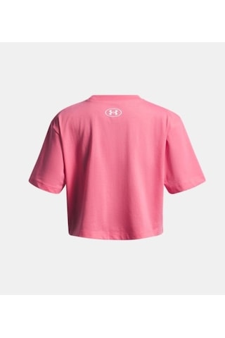 Under Armour Ua Rival Ss Kısa Crop Kız Çocuk Tişört 1389755 1389755 672 672