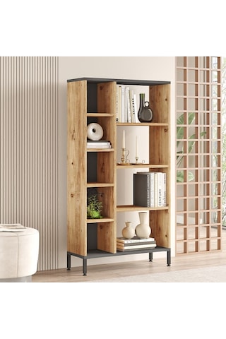 Best Kitaplık Metal Ayaklı Çam Bes3-aa Atlantik Çam - Antrasit