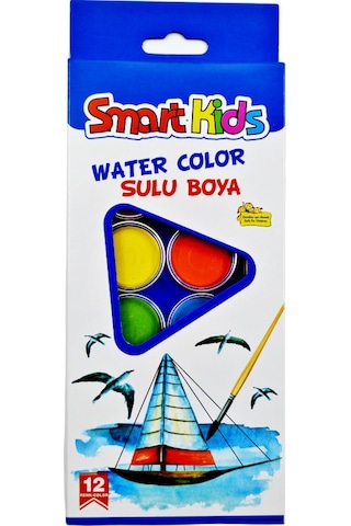 Smart Kids Sulu Boya 12 Renk Kod:3566