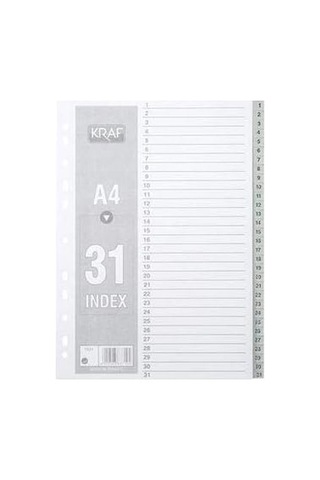 Kraf 1-31 Rakam Pp Ayraç