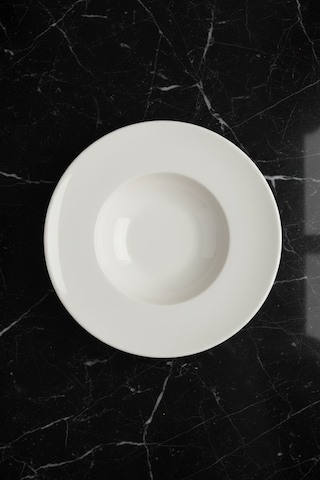 6'lı Valencia Makarna Tabağı 28cm Krem Rinart
