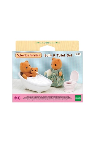 5148 Sylvanian Families Banyo Ve Tuvalet Seti Figürler Dahil Değildir +3 Yaş Standart
