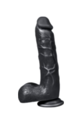 Truva Shop Adam 21 Cm Titreşimli Zenci Realistik Penis Vibratör