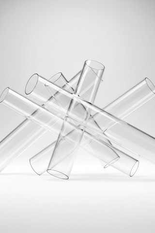 Pelet Soba Camı Isıya Dayanıklı 40cm-ø10