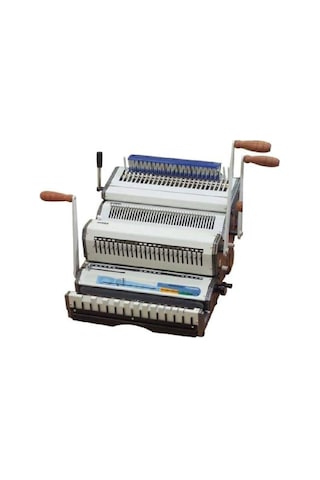 4024 Combo Cilt Makinesi, Beyaz/metalik