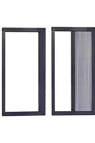 Akordeon Pileli Pilise Pencere Sineklik, Antrasit, 70 130 Cm., Istenilen Ölçüde