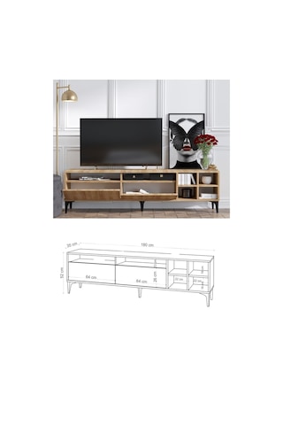 Decormet Eva Tv Sehpası Safir Meşe -dec-20048 Diğer