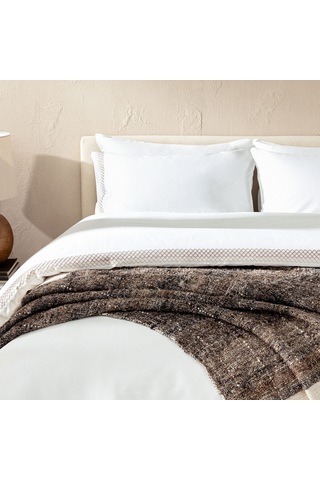 Mardılle Bambu King Size Nevresim Seti 230x220 Cm Ekru