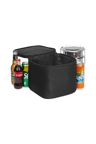 Sicak Soğuk Tutucu İçecek Yiyecek Taşıma Çantası Sefer Tası Termo Siyah