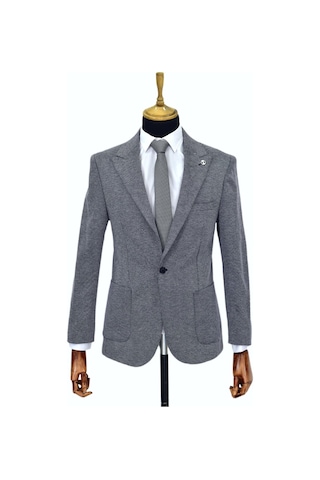 Suitmen Erkek Tek Spor Ceket Çift Yırtmaçlı Bgl-st03983 Lacivert