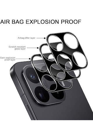 Xiaomi Mi 17t Pro Uyumlu Kamera Koruma Lens Koruyucu Temperli Cam Uygulama Aparatlı Kırılmaz Cam