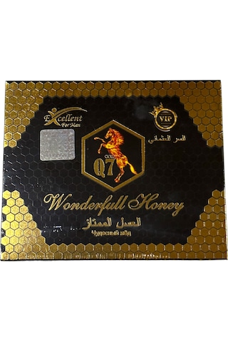 Wonderful Gold Q7 Ballı Bitkisel Karışım Macun 12'li