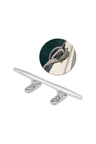 Tekne Koç Boynuzu 200mm. Paslanmaz Krom