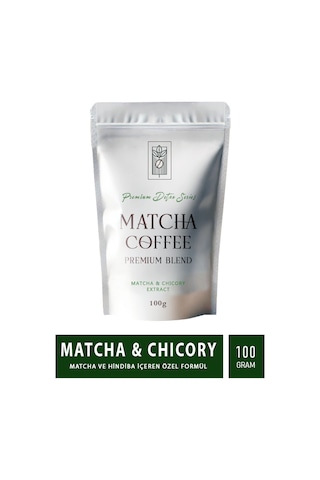 Premium Detox Series Matcha Coffee 100g, Matcha Ve Hindiba İçerikli Özel Formül Diğer