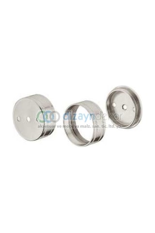 Yuvarlak Askı Borusu Flanşı Gizli - 2 Adet