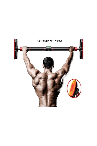 Reidan Yeni Nesil 72-95 CM Barfiks Çubuğu Cm Süngerli Ayarlanabilir Barfix