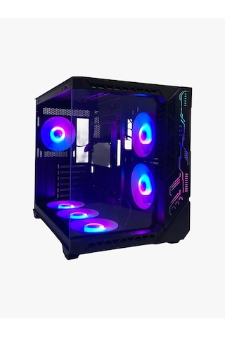 Gameforce Bree Light 6 120 Mm Fanlı Tuştan A-rgb E-atx Oyuncu Bilgisayar Kasası