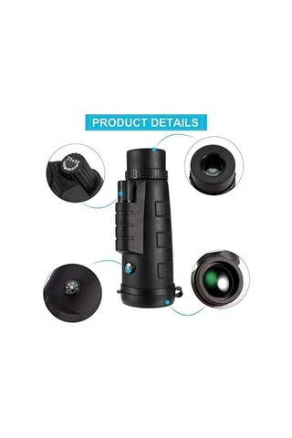 Yüksek Güçlü Monoküler Teleskop 40x60 Monoküler Ed Teleskop Hd Kuş Gözlemi İçin Teleskop Teleskop Yürüyüş Kampı Yaban Hayatı