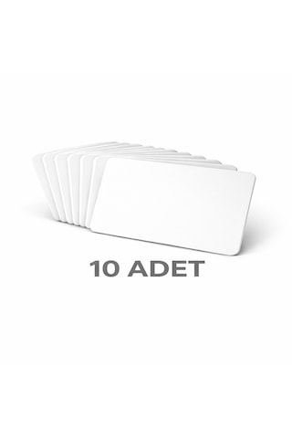 Rfgate Nfc Kart Dijital Kartvizit Ntag213 Beyaz - 10 Adet