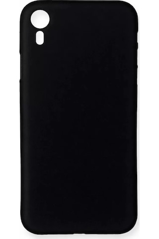 Newface Apple Uyumlu iPhone Xr Kılıf Pp Ultra İnce Kapak - Siyah Resimdeki