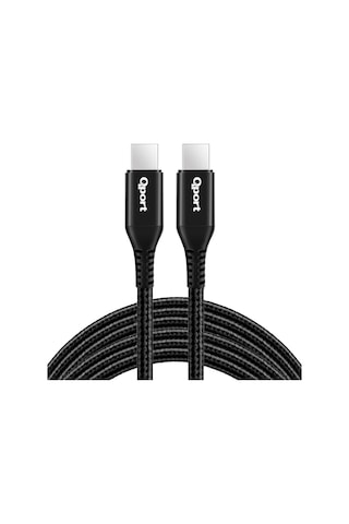 Qport Q-type-c3 3m Type-c 100w Super Hızlı Pd Sarj Ve Data Kablosu