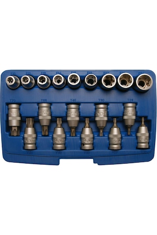 Bgs Lokma Set Torx 1/2 19 Parça (T20-T70 / E10-24)