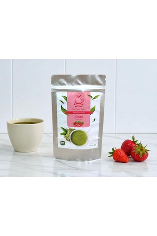 Strawberry Matcha Çilek Aromalı Matcha 50 Gram Strawberry Matcha Çilek Aromalı Matcha 50 Gram