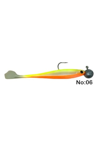 Captain Dagi Duck Shad 9cm +jig Head 17gr Modifiyeli Hazır Silikon Yapay Yem