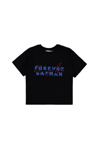 Batman Forever Baskılı 10-13 Yaş Tişört Siyah