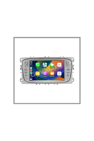 Govimaks Ford Connect-mondeo-focus Uyumlu Oval Gri 4 Gb Ram 64 Gb Hafıza Androıd Multımedıa Teyp 7"