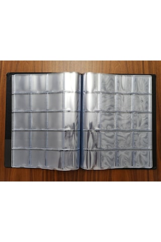 200 Adet Kapama Konan Yerli Madeni Para Albümü Koleksiyon Kırmızı Renk