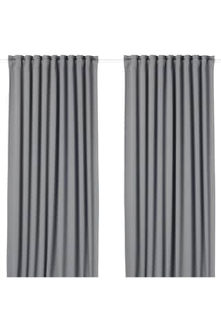 Karartma Perde/2 Kanat, Gri, 145x300 Cm Gri