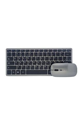 Kablosuz Bluetooth Klavye Mouse Seti Şarjlı Tablet Laptop Uyumlu Diğer